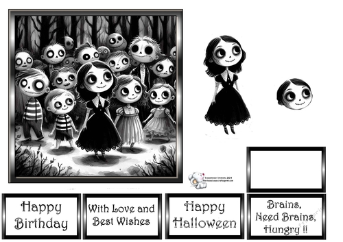 Creepy Zombie Forest Gang 3