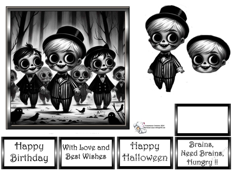 Creepy Zombie Forest Gang 5