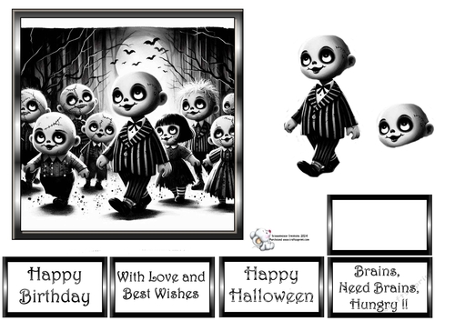 Creepy Zombie Forest Gang 6