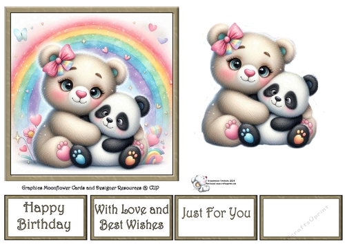 Panda Bear Friends 1