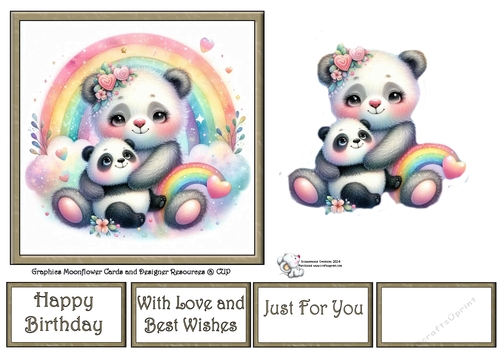 Panda Bear Friends 6