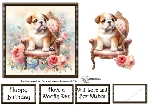 Whimsical Floral Chair Pups (5) 1