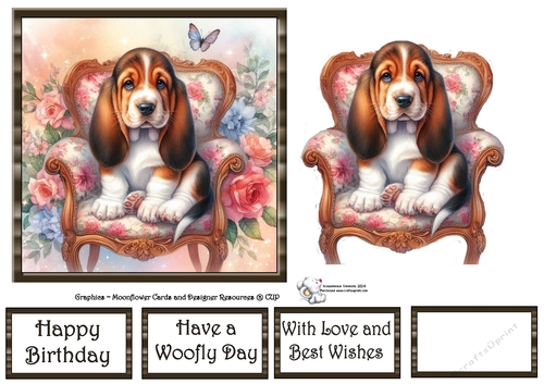 Whimsical Floral Chair Pups (10) 2