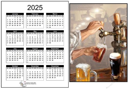 2025 CALENDAR Mines a Pint