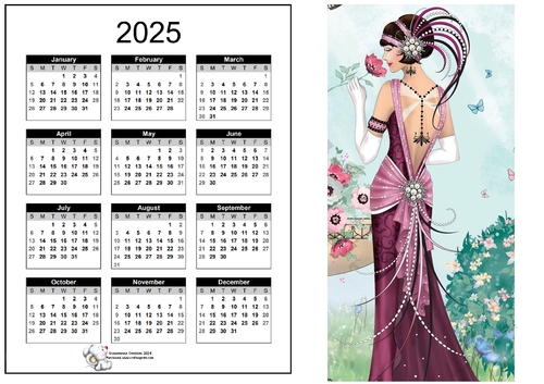 2025 CALENDAR Take time to smell the roses