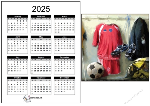 2025 CALENDAR The Dressing Room