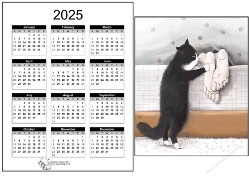 2025 CALENDAR Wakey Wakey