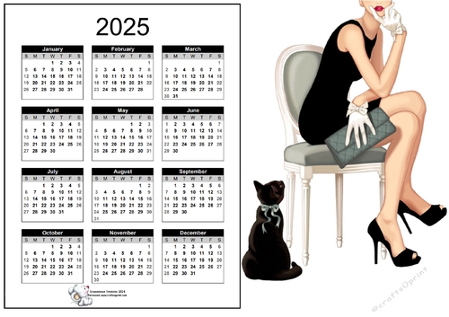 2025 CALENDAR Who are you Lookin at