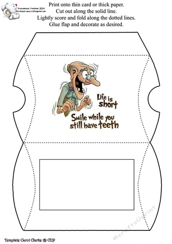 Ink Saver Pillow Box Smile While You Still Have Teeth