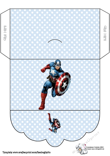 Captain America Money Wallet Birthday