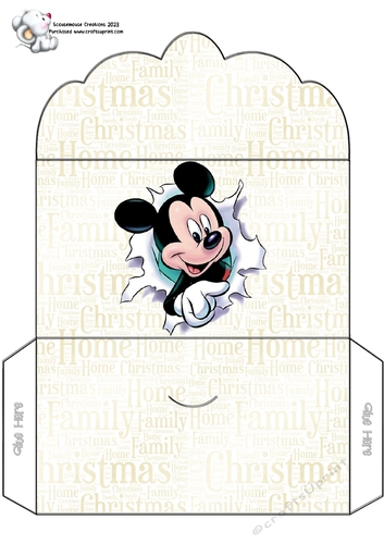 Mickey Break Out Money Wallet Birthday 2