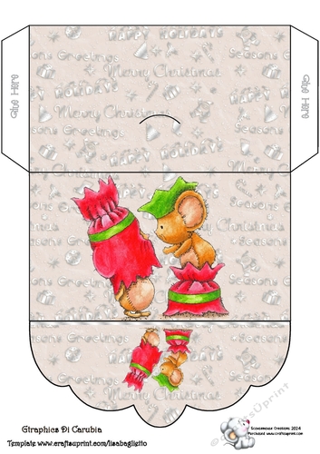 money wallet Silver Christmas A Cracking Micey Christmas