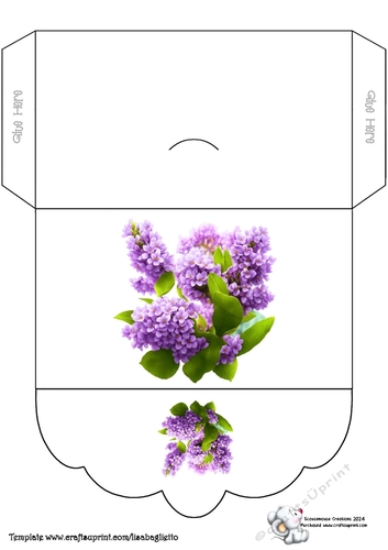 Ink Saver Money Wallet Lilacs