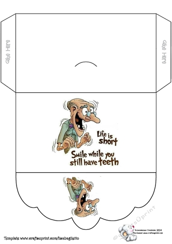 Ink Saver Money Wallet Smile while You still have Teeth