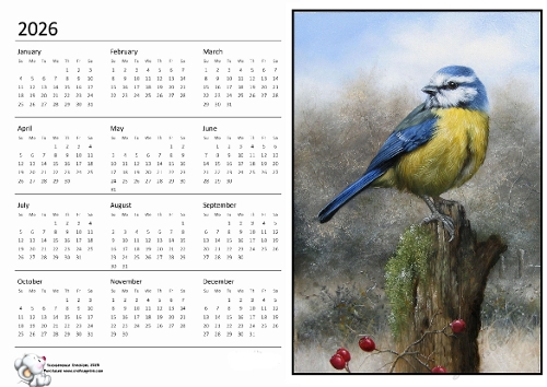 2026 CALENDAR  Balloons