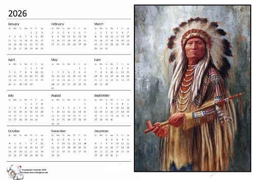 2026 calendar Sitting Bull (NA)
