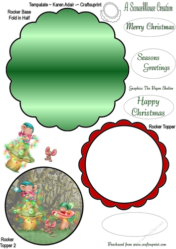 Decorating Our Mushroom for Christmas