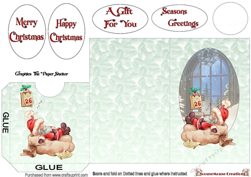 Santas Rest Gift Wallet