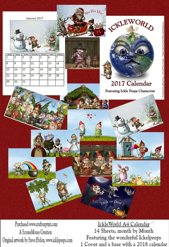 IckleWorld Calendar Bumper Kit