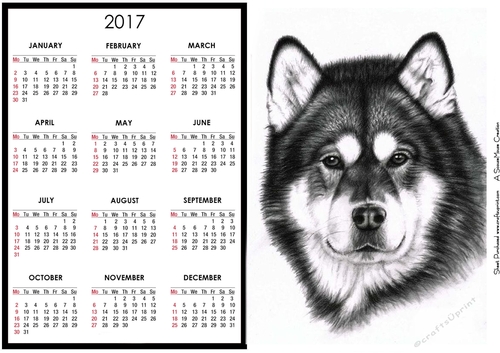 Husky Calendar