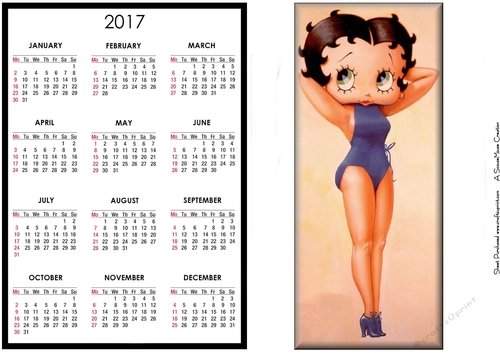 Perfect Pose Betty Calendar