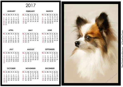 Papillon Calendar