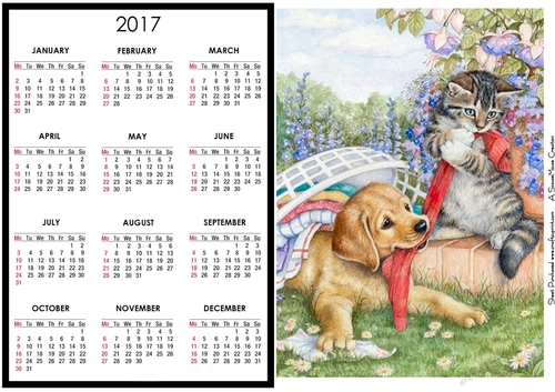  Washday Wars Calendar