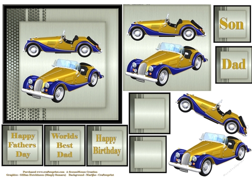 Blue and Yellow Morgans