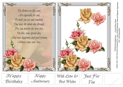Floral Verse with Roses