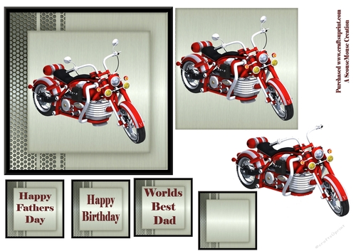 Red Motorbike