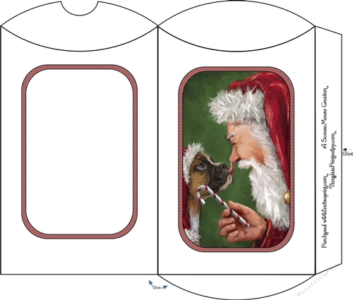 Santas Christmas Friend Pillow Box