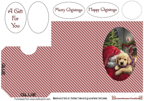 A Fluffy Gift From Santa Gift Wallet