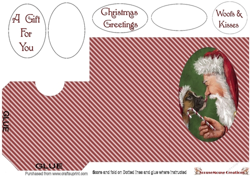 Santas Christmas Friend Gift Wallet