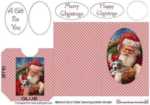 Santas Special Chew Stick Gift Wallet