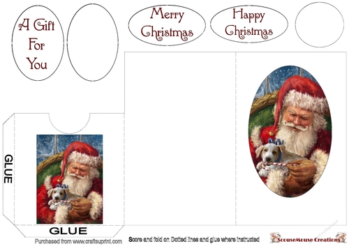 Santas Special Chew Stick Gift Wallet Ink Saver