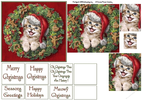 Roar kitty in Wreath  Pyramid