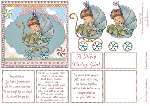 Baby GirlPram Sheet