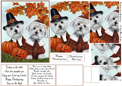 A Westie Thanksgiving Pyramid
