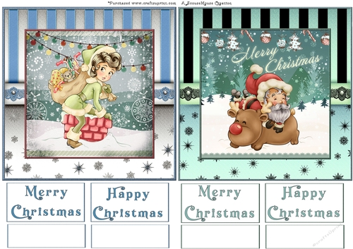 Santas Helper and So Soft So Comfy Toppers
