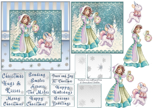 Follow the Stars with a Happy Unicorn sheet