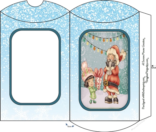 A Gift for Santa Pillow box