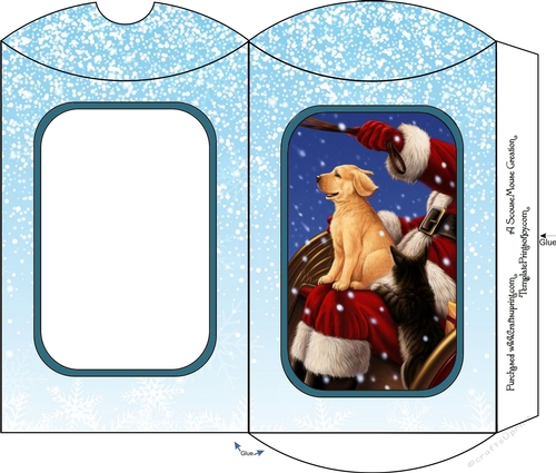 A Ride with Santa 2 Pillow Box