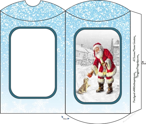 Santas Special Delivery Pillow Box
