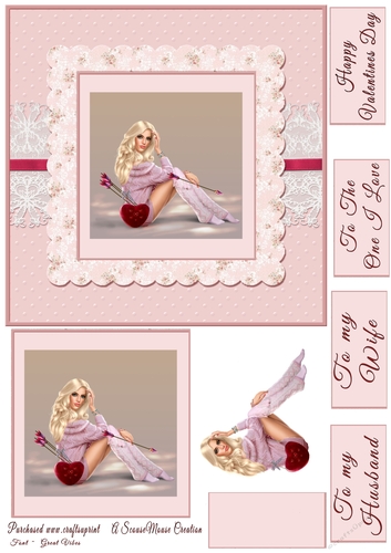 Valentine Fiona Quick card