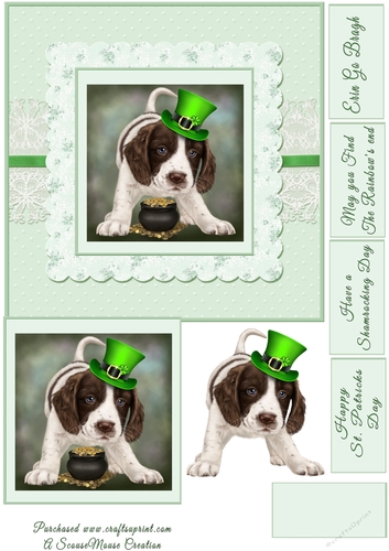  Quick Card St. Patricks Day Pup 2