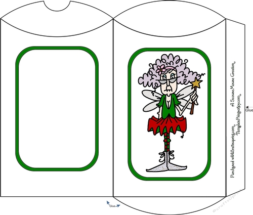 Stella Fairy Pillow Box Ink Saver Blank