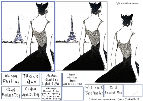 Passion for Fashion Quick Card