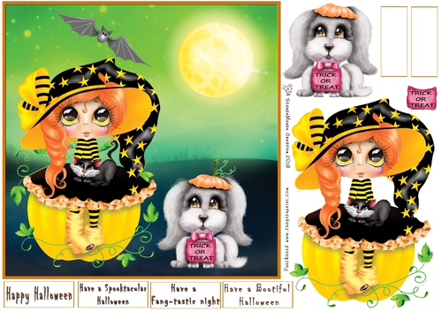 Cute Halloween Trick or Treat