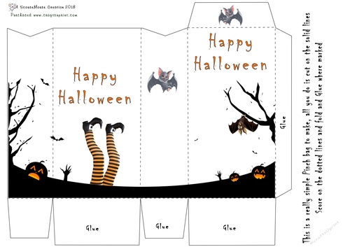 Halloween Pinch Bag Happy Halloween
