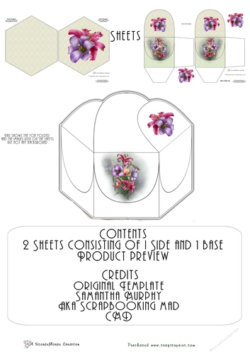 Hexagon Box Bouquet No Sentiment mini kit